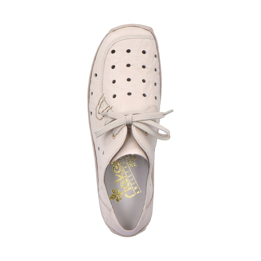 Rieker womens beige casual closed sport shoe | Vilbury London