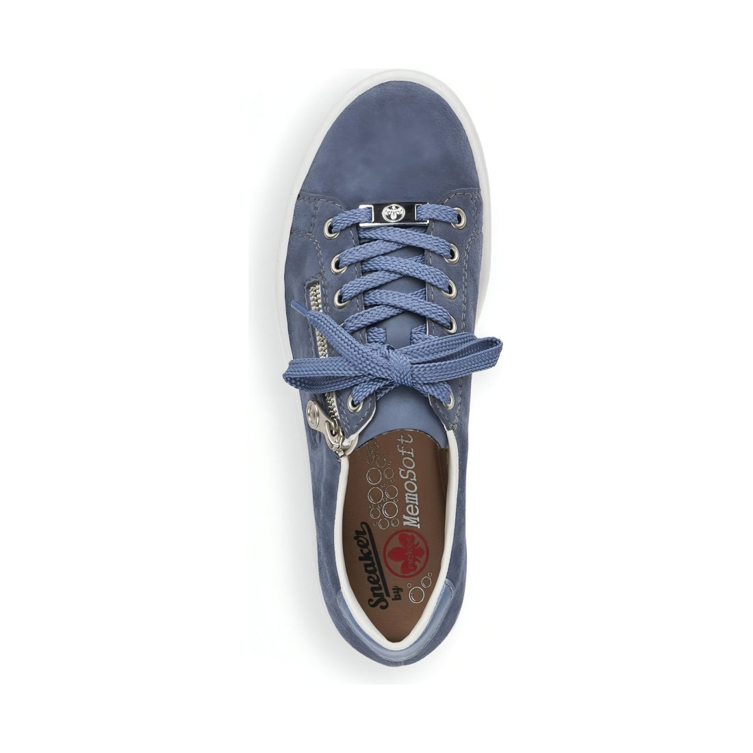 Rieker womens blue casual closed sport shoe | Vilbury London