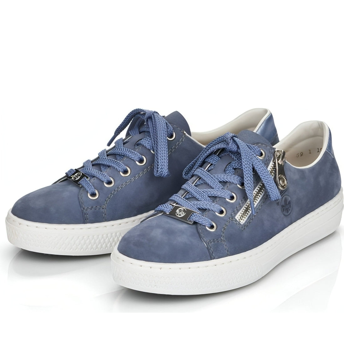 Rieker womens blue casual closed sport shoe | Vilbury London