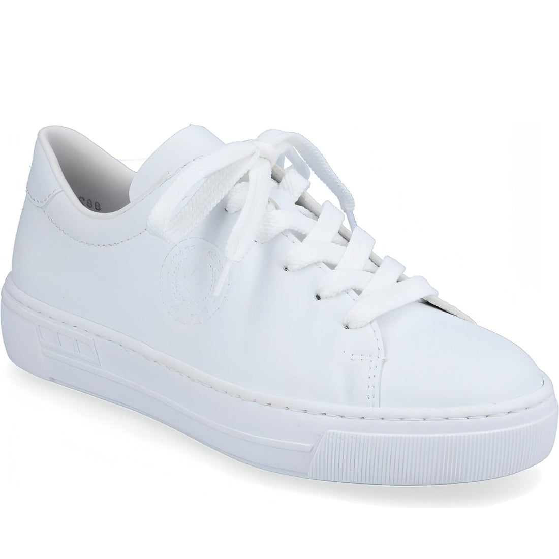 Rieker womens white casual closed sport shoe | Vilbury London