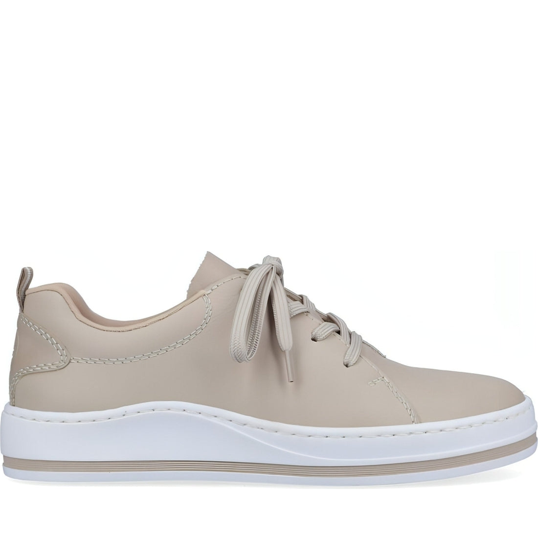 Rieker womens beige casual closed sport shoe | Vilbury London