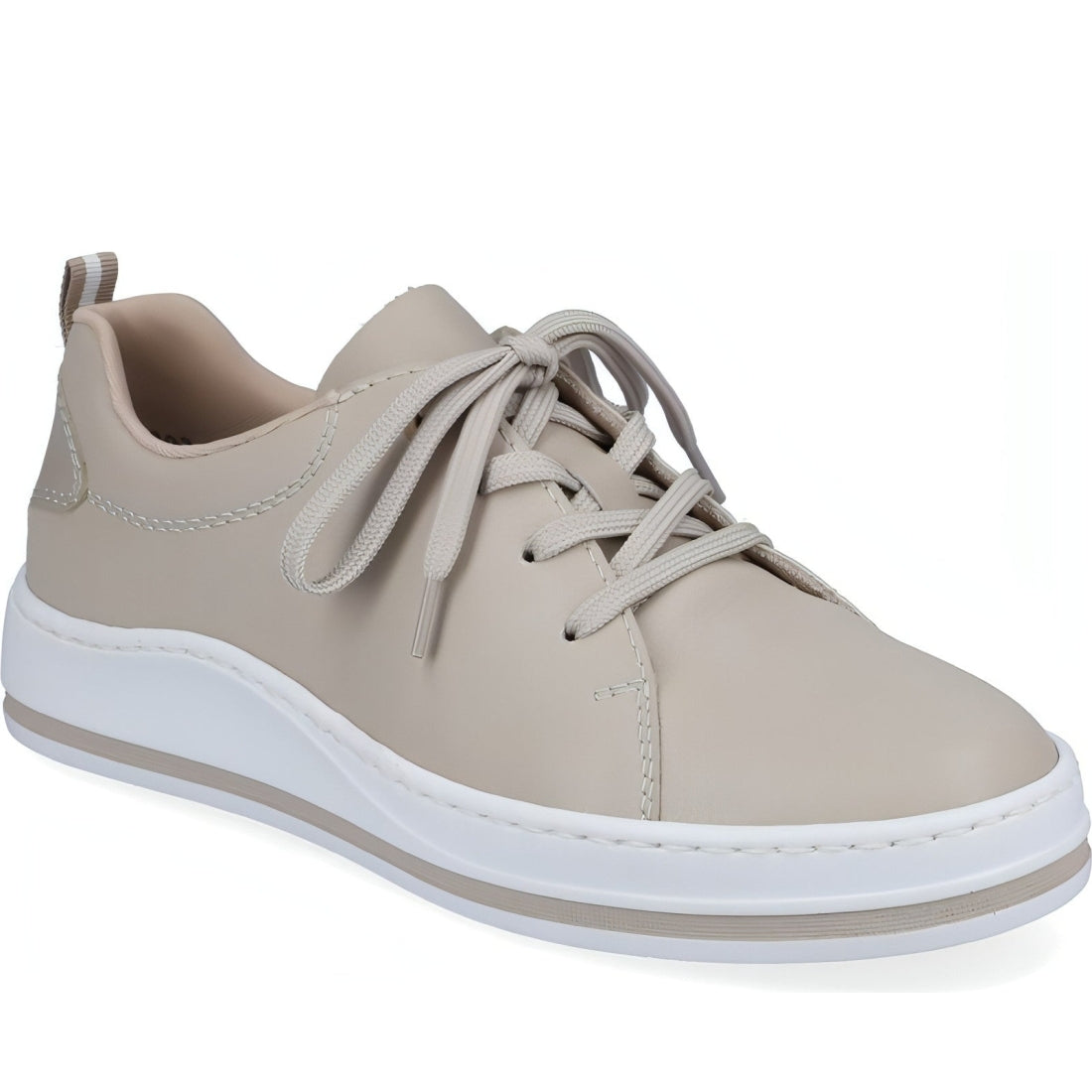 Rieker womens beige casual closed sport shoe | Vilbury London