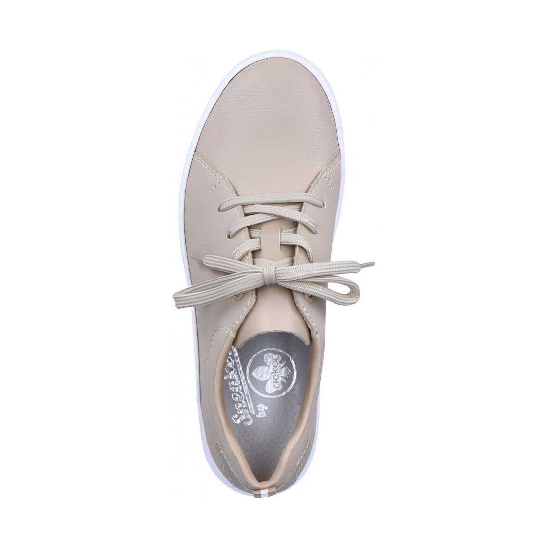 Rieker womens beige casual closed sport shoe | Vilbury London