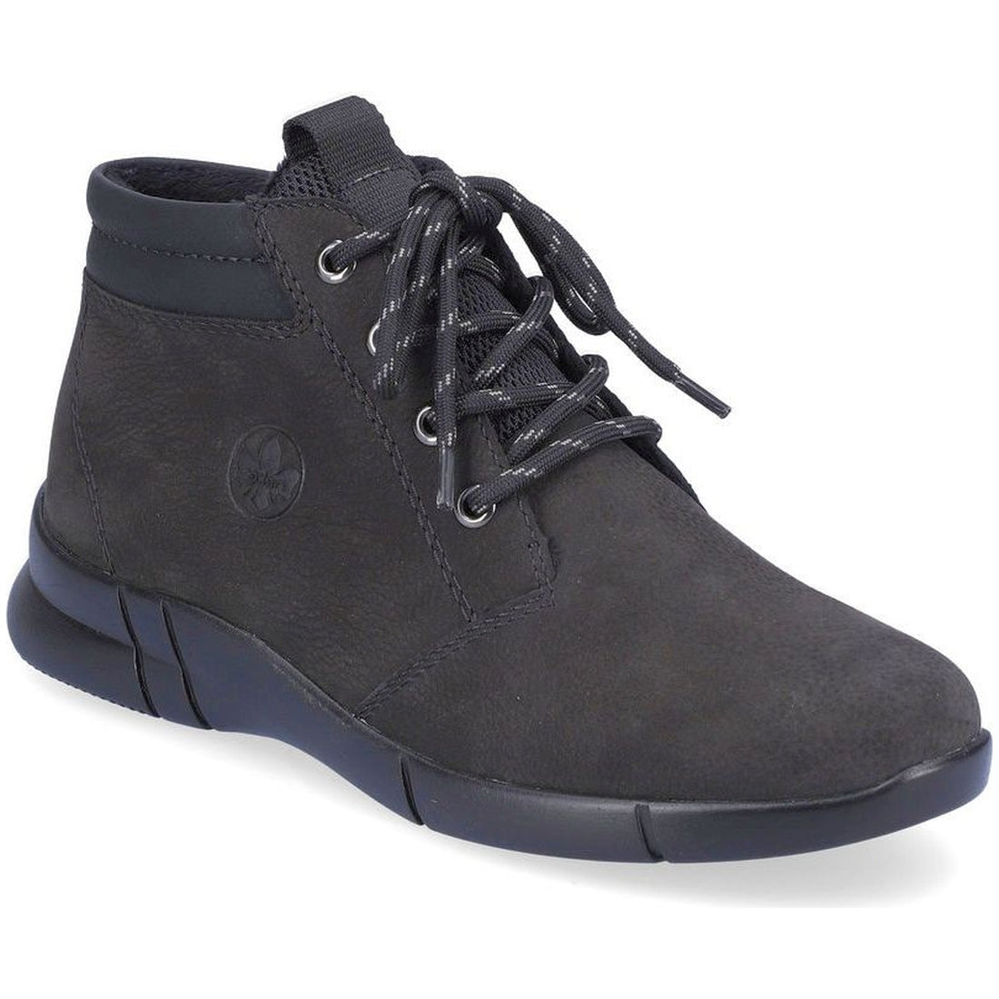 Rieker womens black casual closed booties | Vilbury London