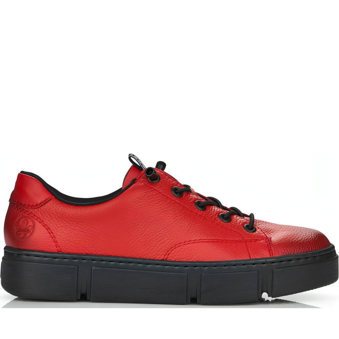 Rieker womens red casual closed sport shoe | Vilbury London