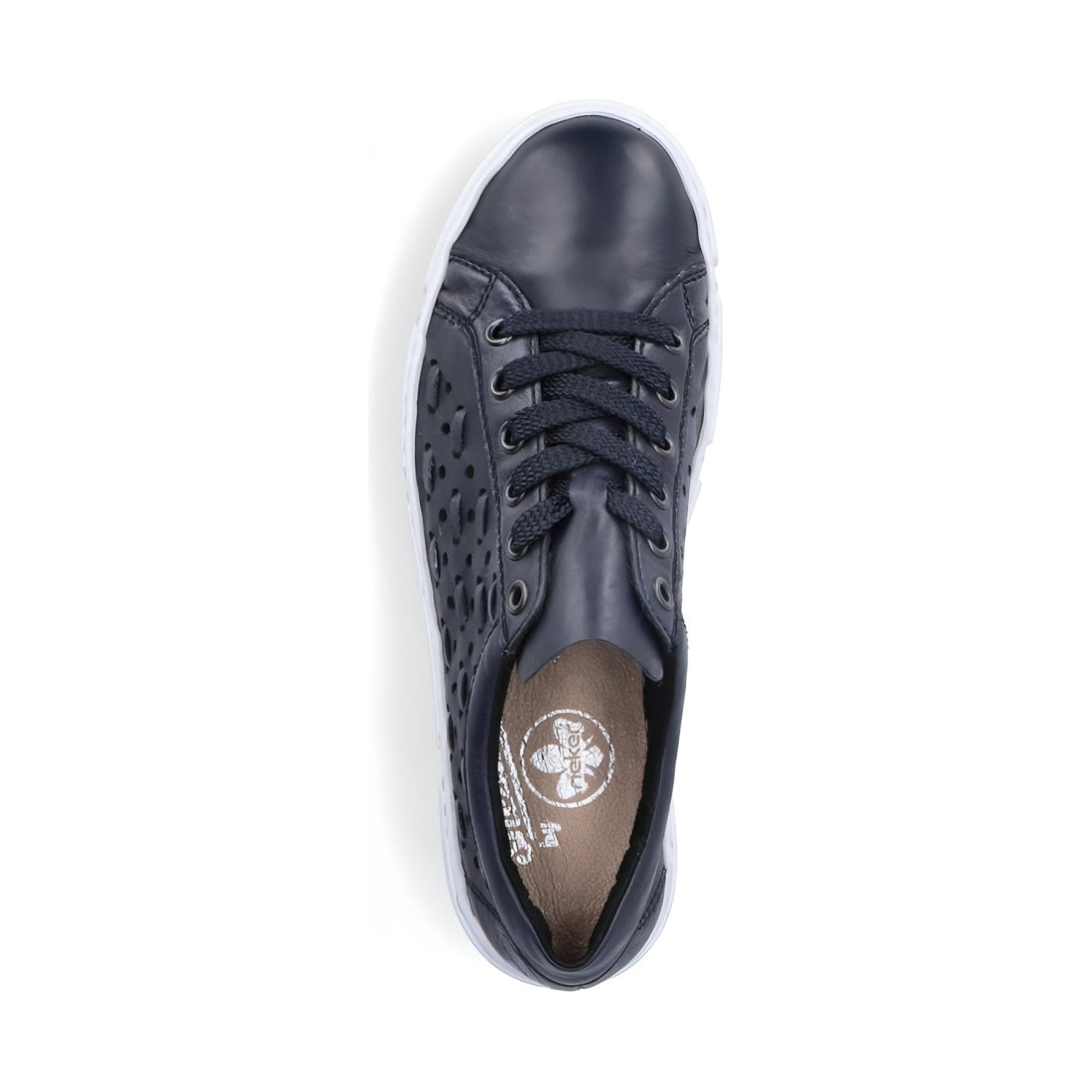 Rieker womens blue casual closed sport shoe | Vilbury London