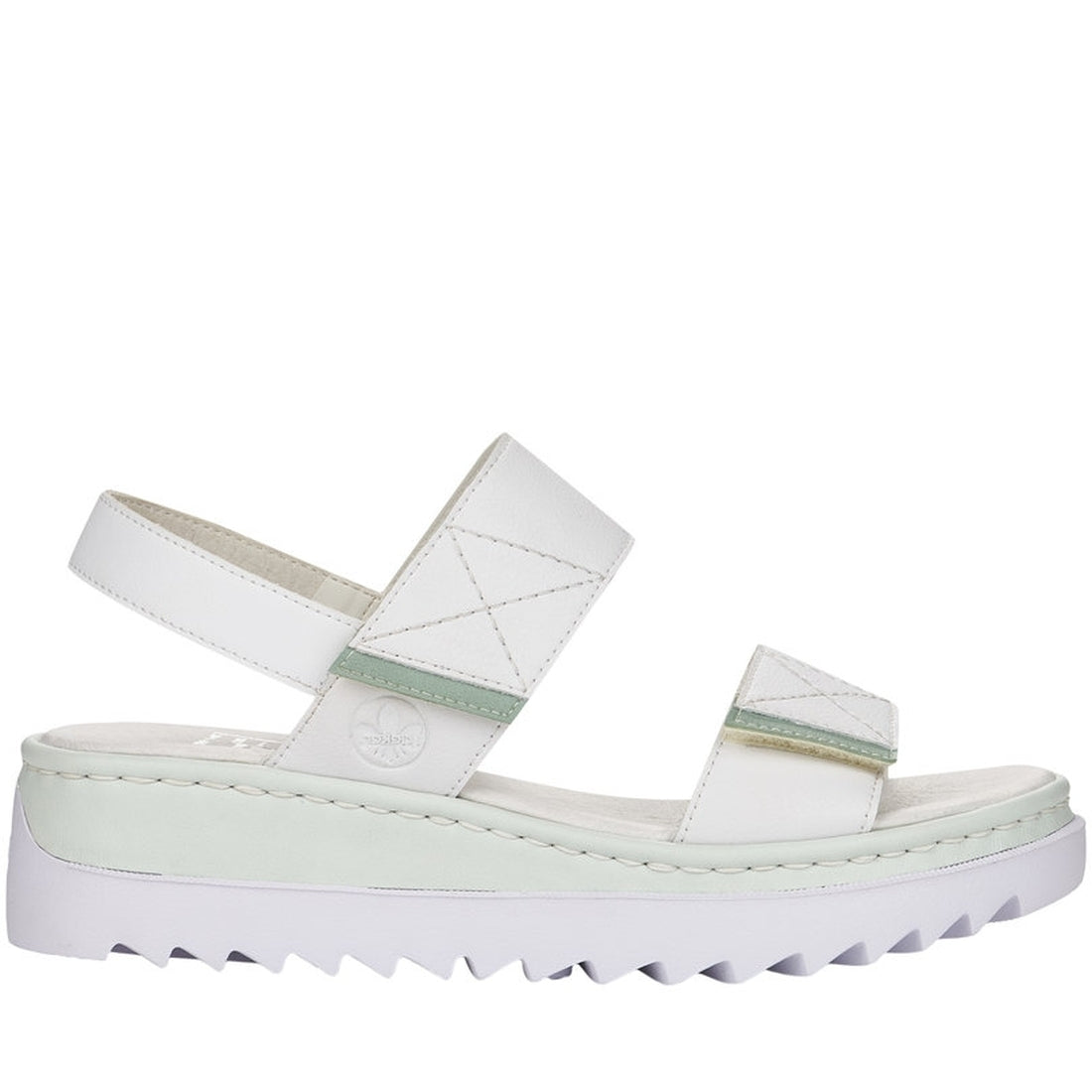 Rieker Womens weiss casual open sandals | Vilbury London