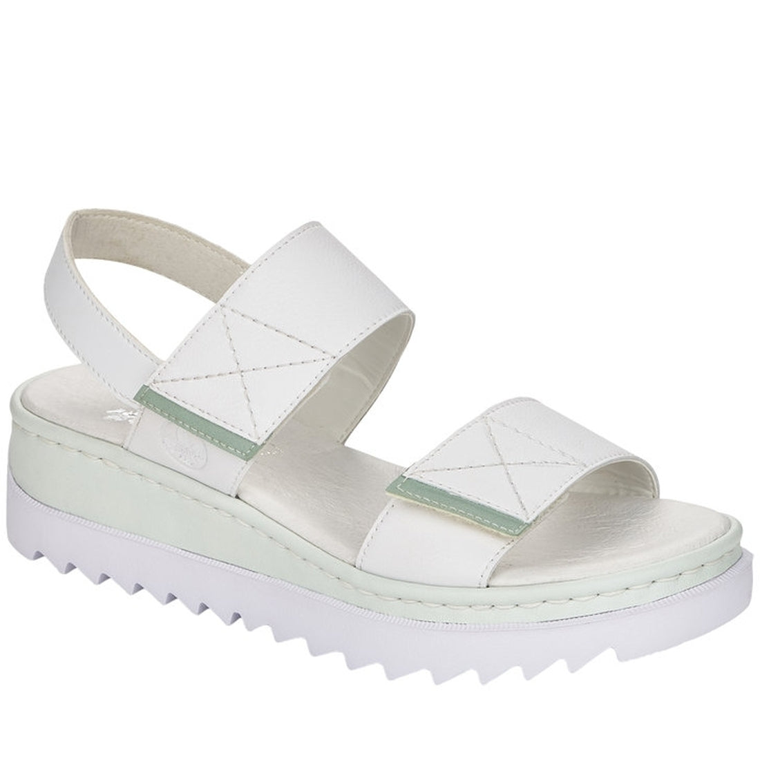 Rieker Womens weiss casual open sandals | Vilbury London