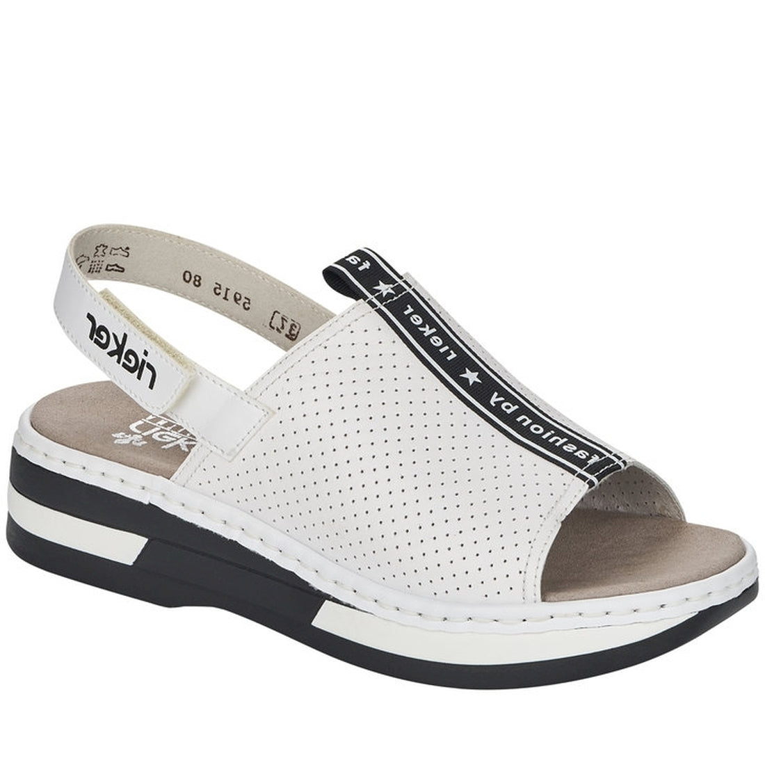 Rieker Womens hartweiss casual open sandals | Vilbury London