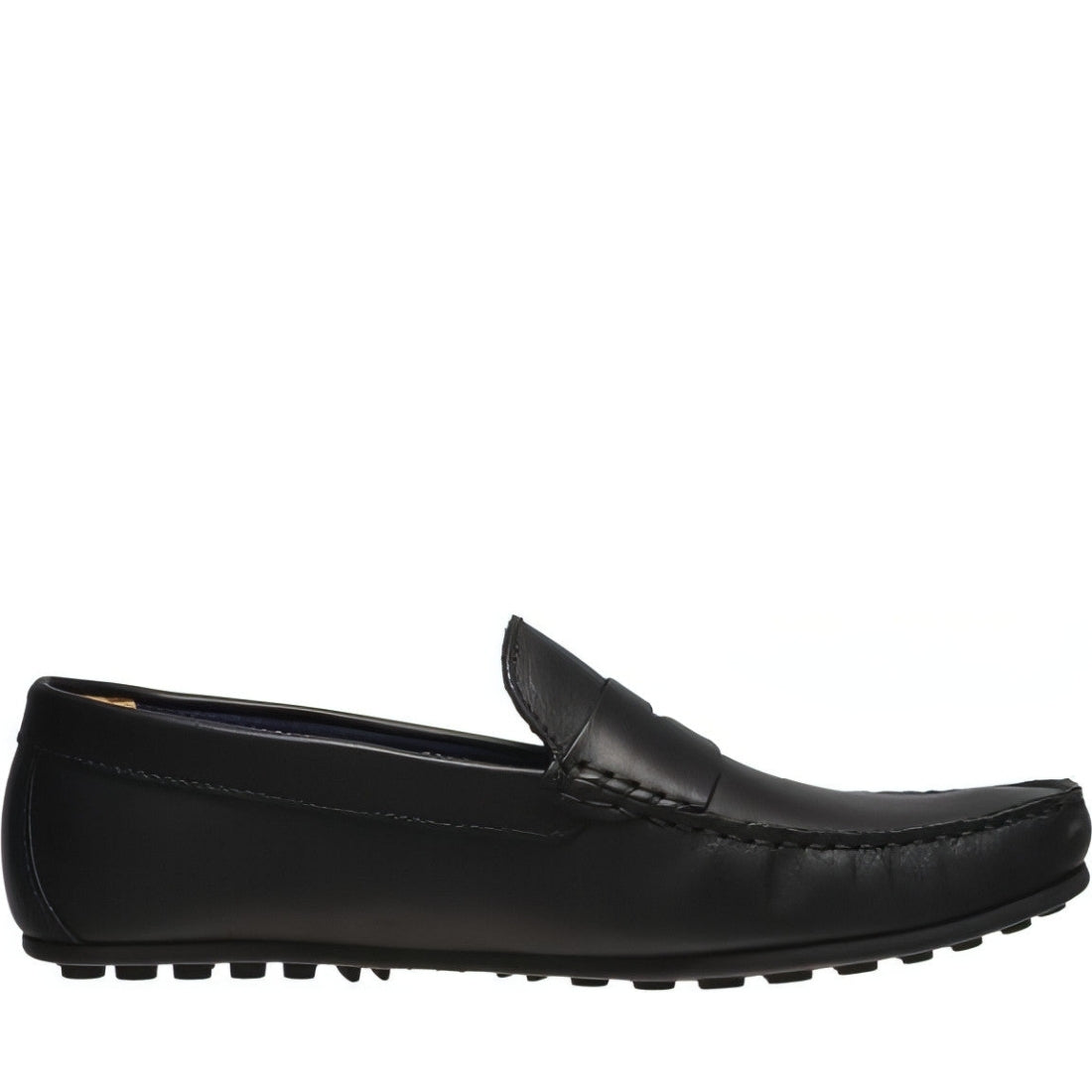 Salamander mens schwarz conus mocasins | Vilbury London