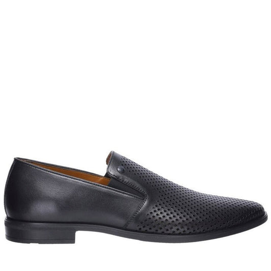 Salamander Mens Black willson shoes | Vilbury London