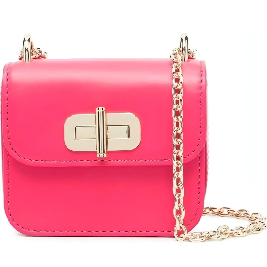 Tommy Hilfiger womens pink splendor micro turnlock cross body bags | Vilbury London