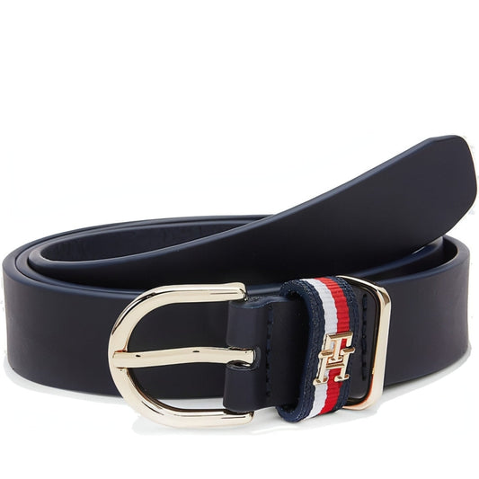 Tommy Hilfiger womens space blue th timeless 2.5 corp belts | Vilbury London