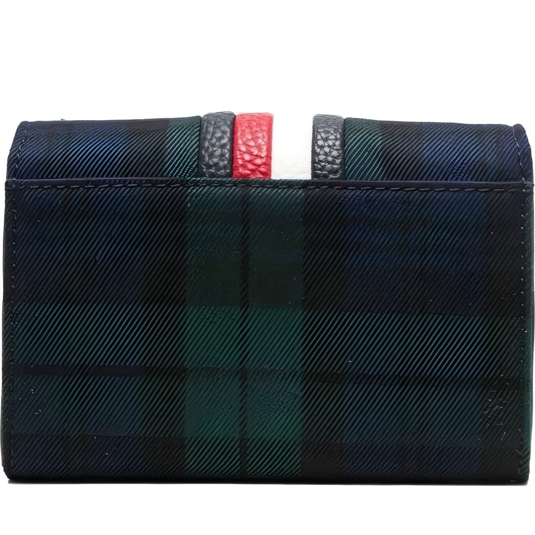 Tommy Hilfiger womens blackwatch emblem med wallet blackwatch | Vilbury London