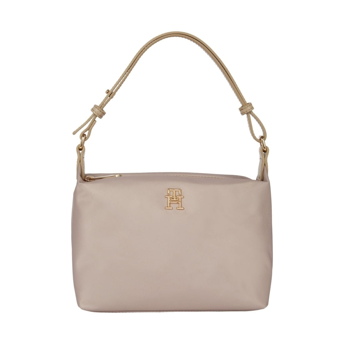 Tommy Hilfiger womens beige poppy shoulder bag | Vilbury London