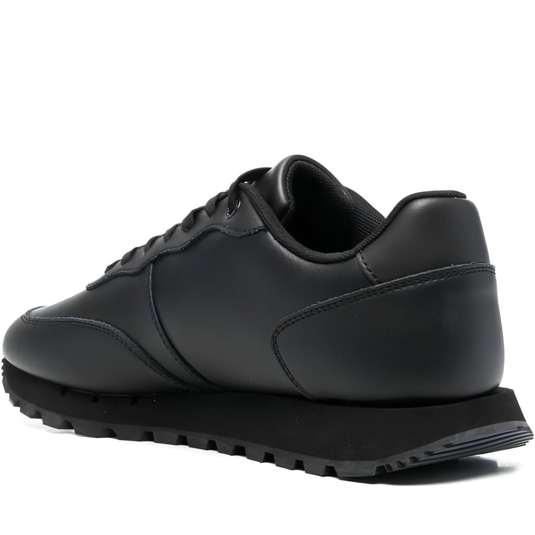 Tommy Jeans mens triple black jeans ess trainers | Vilbury London