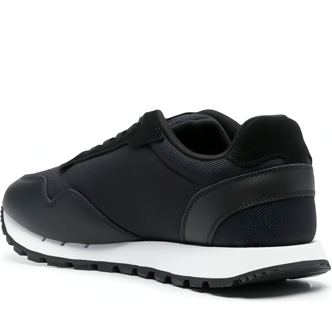 Tommy Jeans mens black jeans retro ess trainers | Vilbury London