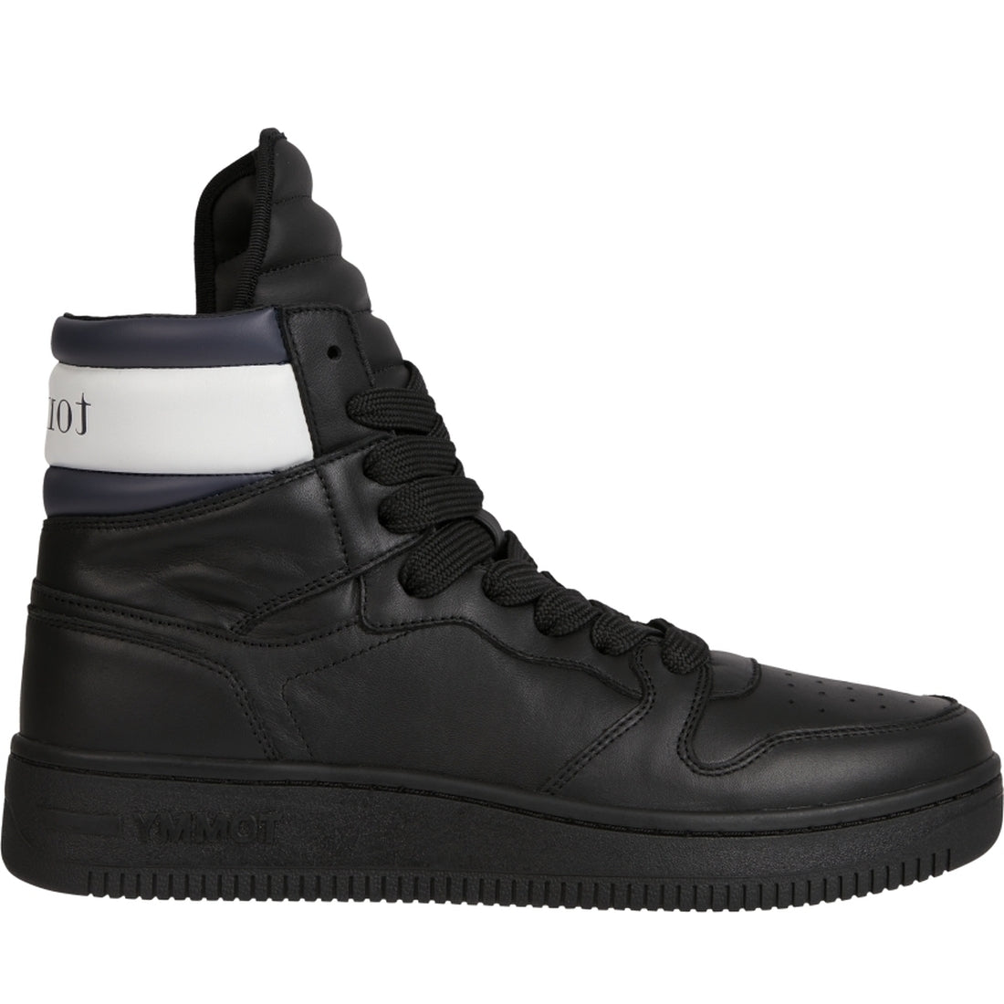 Tommy Jeans mens Black zion 1 shoe | Vilbury London