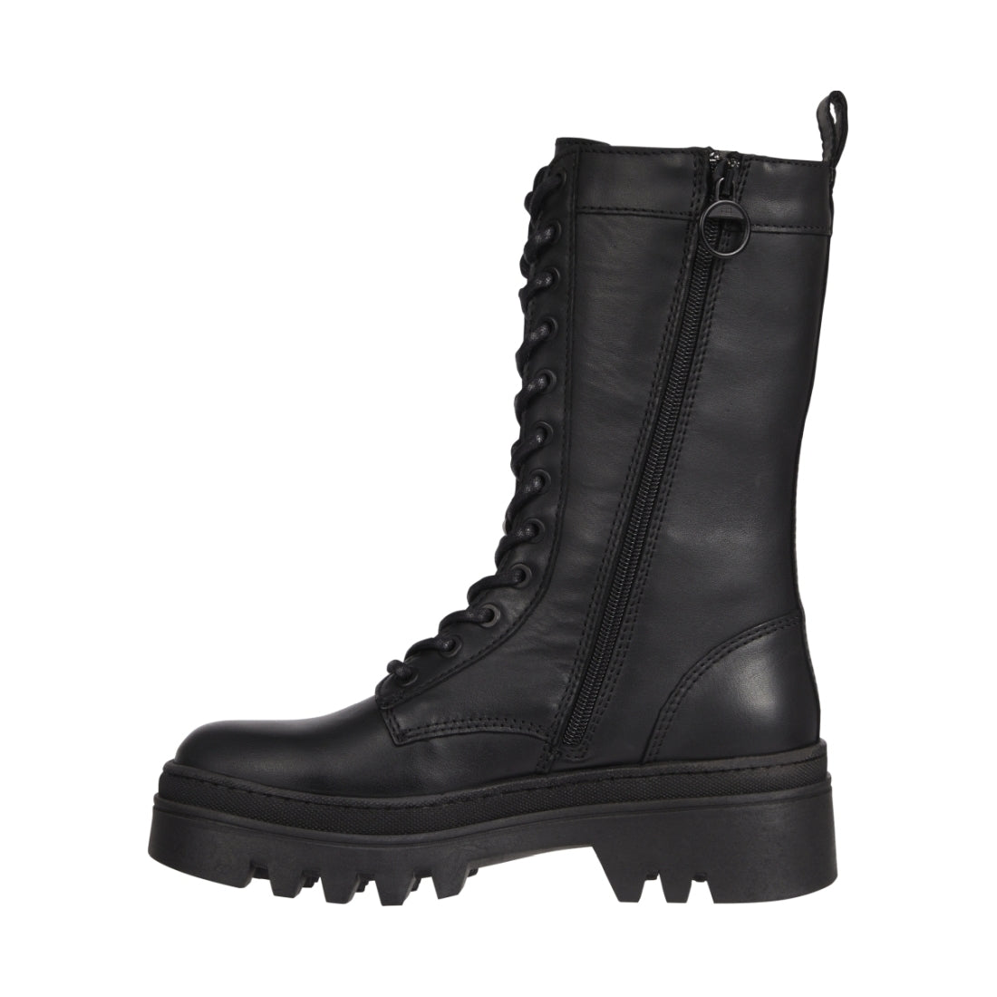 Tommy Jeans womens Black twelve booties | Vilbury London