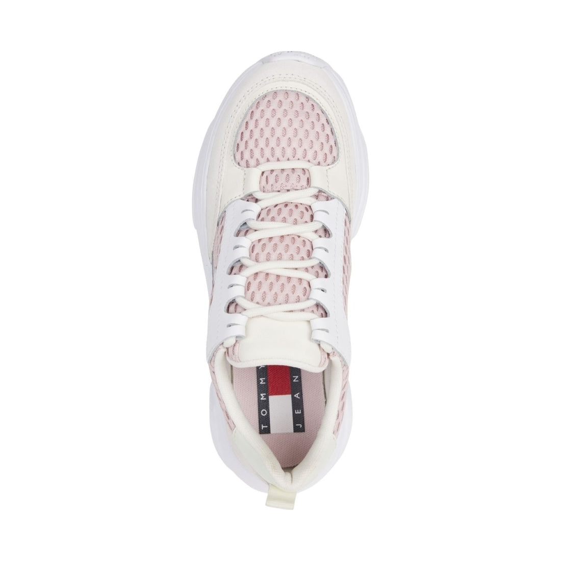 Tommy Jeans womens misty pink lightweight sport shoe | Vilbury London