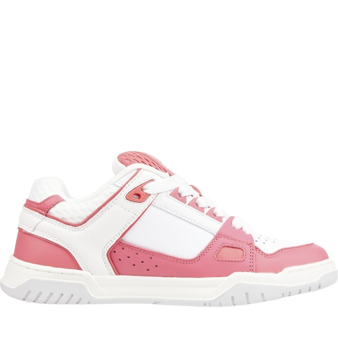 Tommy Jeans womens laser pink skate sneaker | Vilbury London