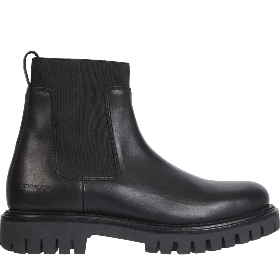 Tommy Hilfiger mens Black premium chunky chels booties | Vilbury London