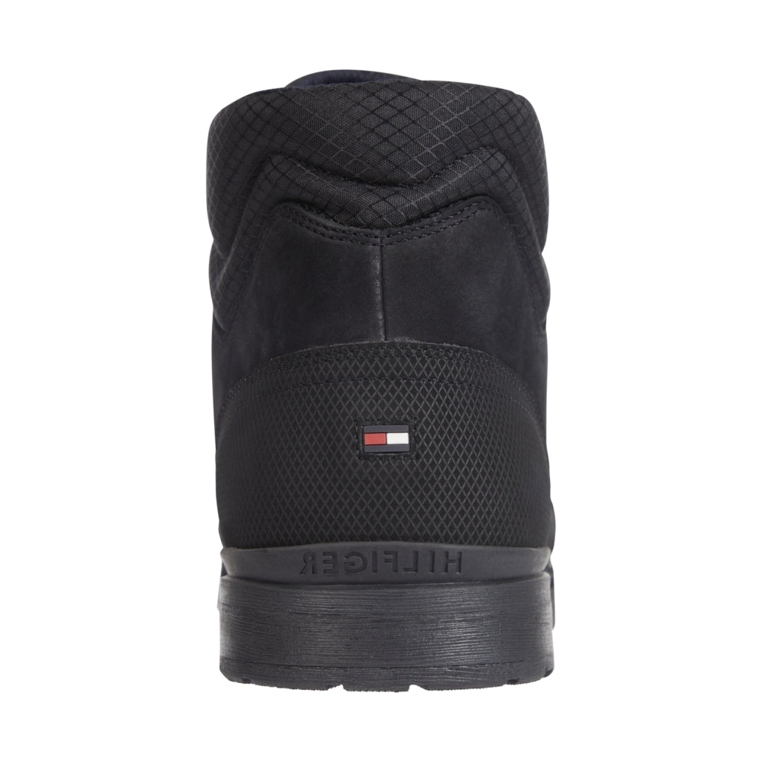 Tommy Hilfiger mens Black outdoor nubumix boot | Vilbury London