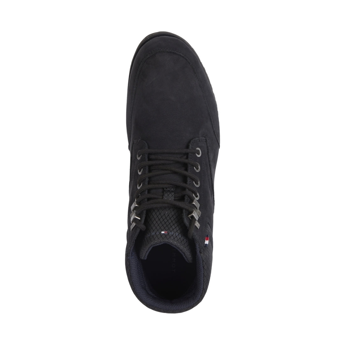 Tommy Hilfiger mens Black outdoor nubumix boot | Vilbury London