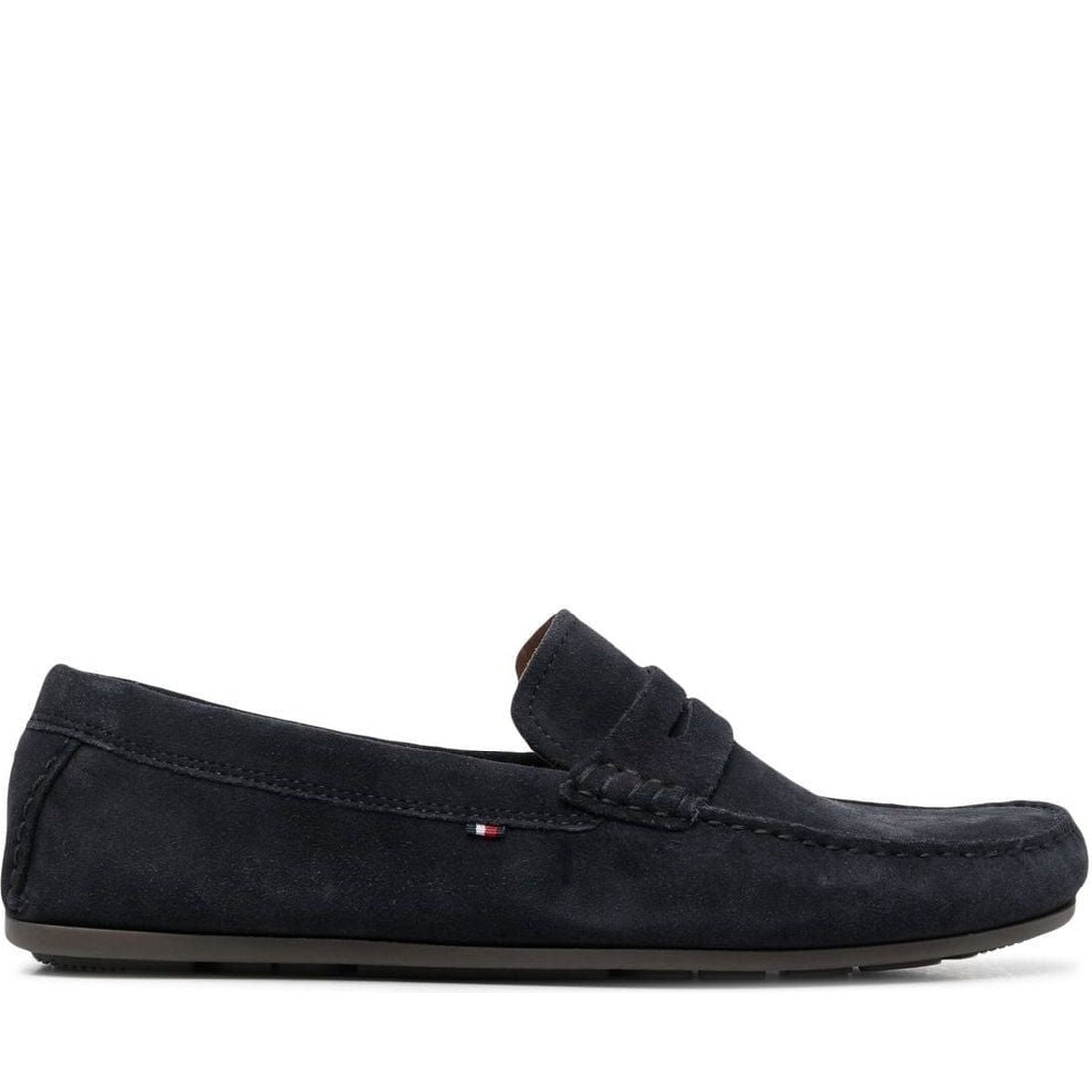 Tommy Hilfiger mens desert sky casual driver mocasins | Vilbury London