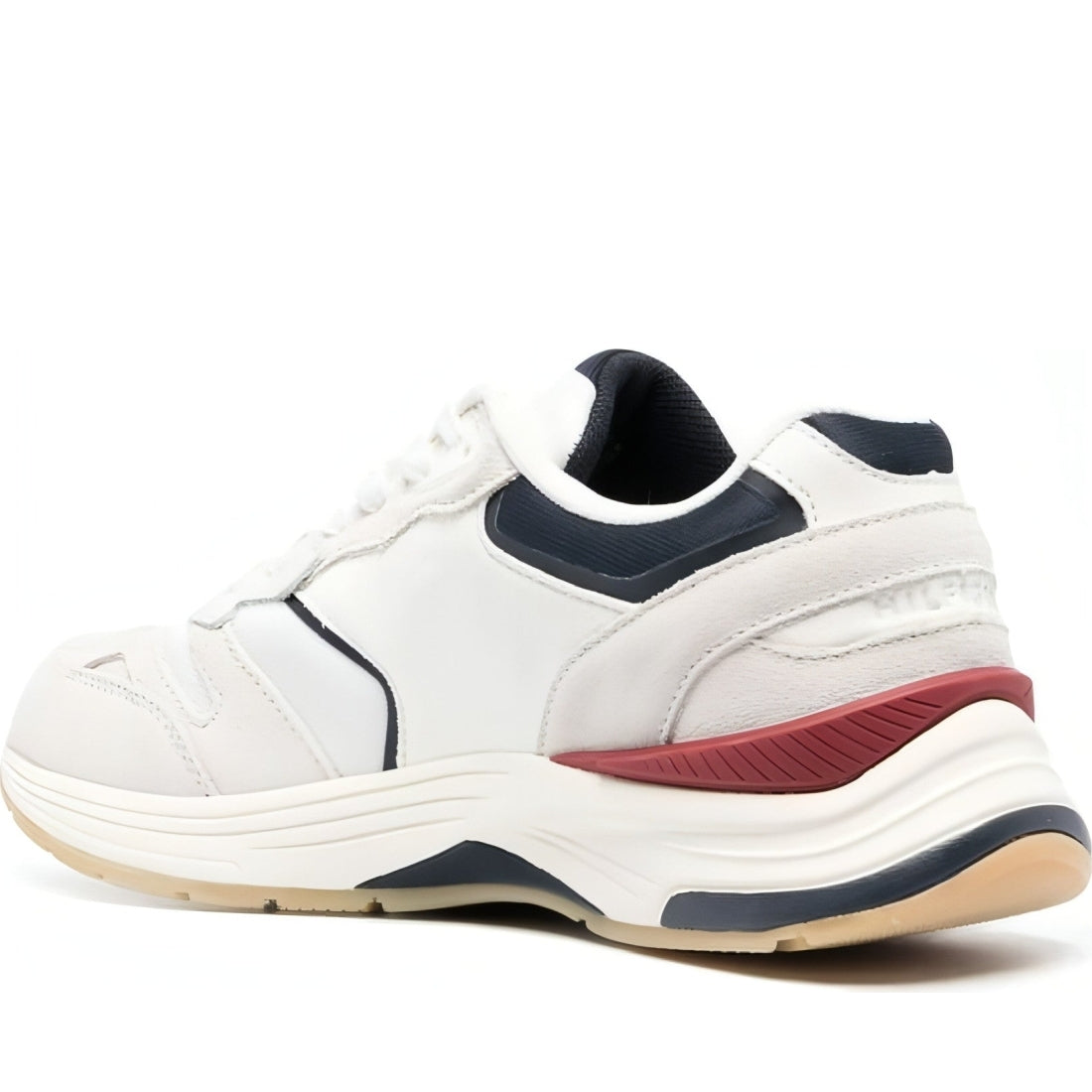 Tommy Hilfiger mens desert sky prep mix rwb trainers | Vilbury London