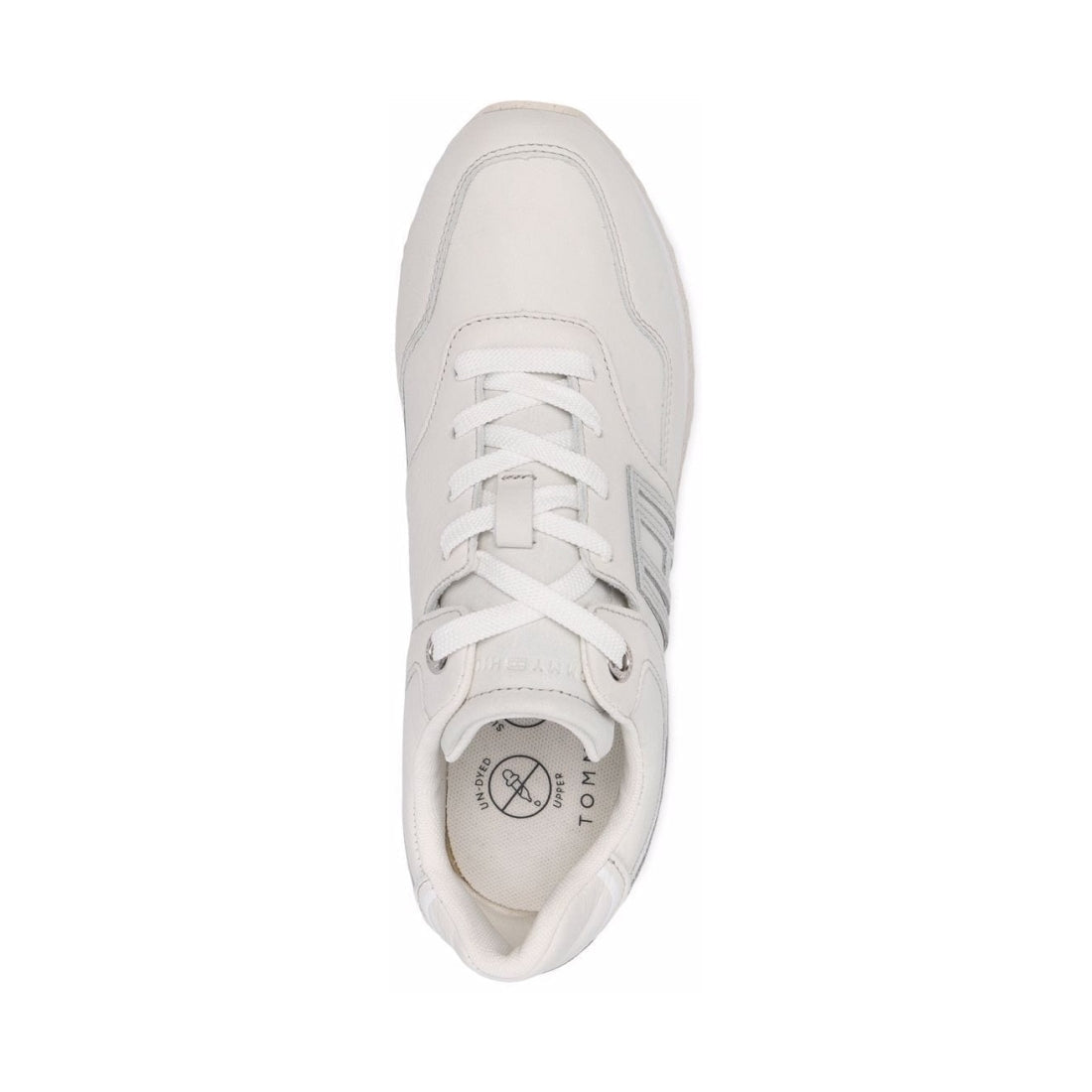 Tommy Hilfiger Womens White undyed runner shoes | Vilbury London