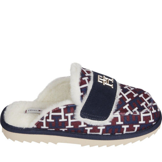 Tommy Hilfiger womens Rwb Monogram loafer mule slippergram | Vilbury London