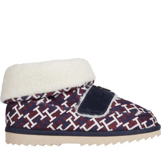 Tommy Hilfiger womens Rwb Monogram boot slippergram | Vilbury London