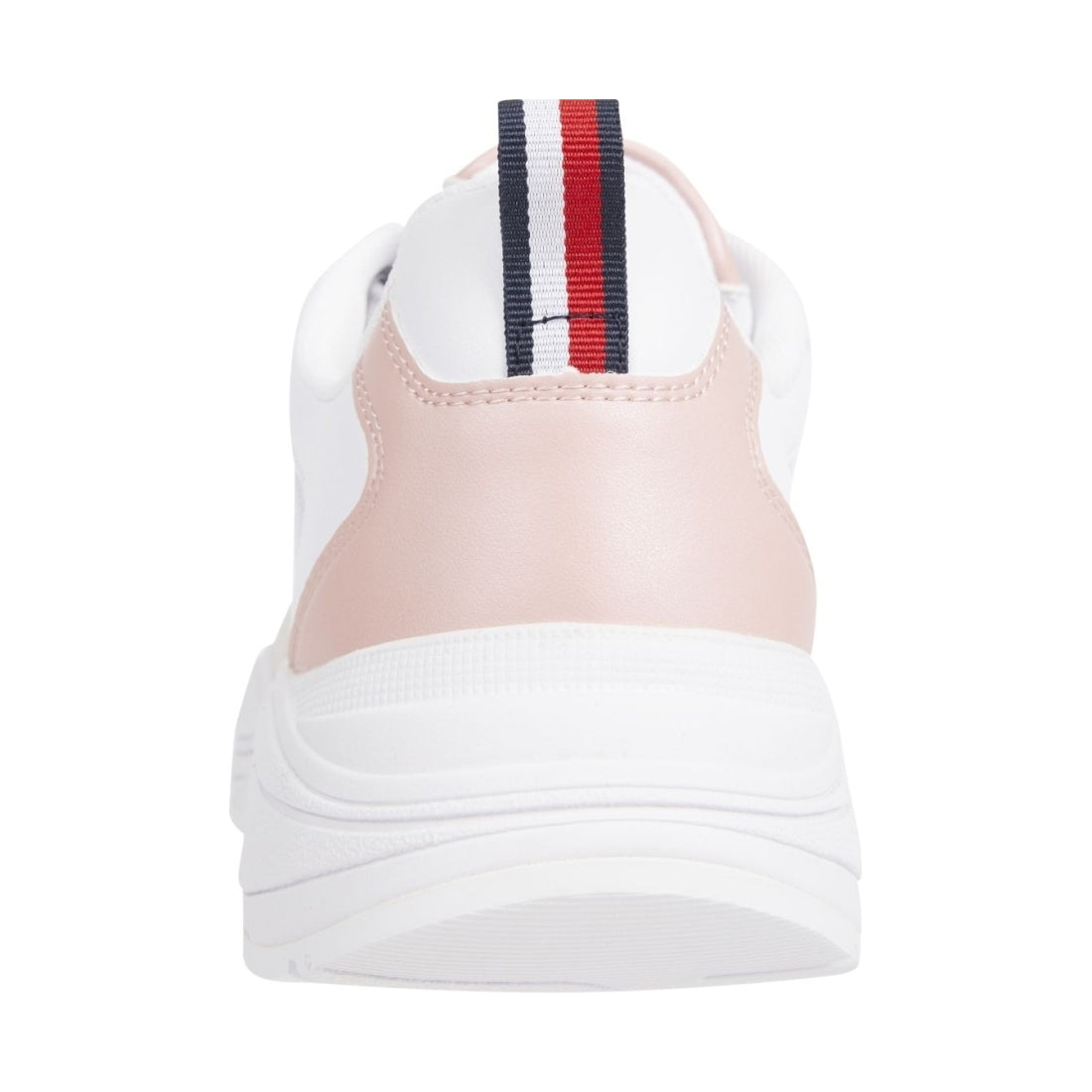 Tommy Hilfiger womens white sporty runner sport shoe | Vilbury London