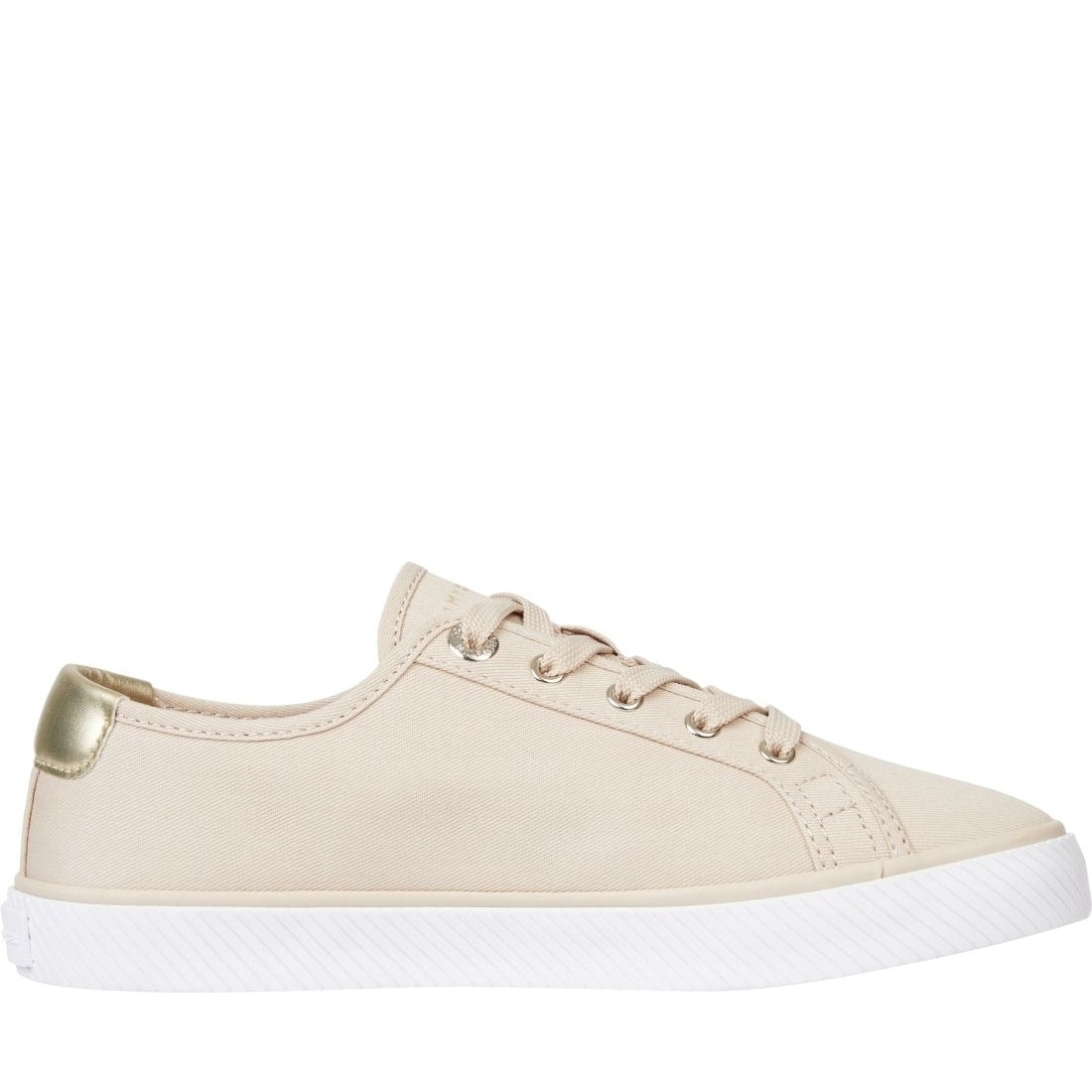 Tommy Hilfiger womens misty blush lace up sneaker | Vilbury London