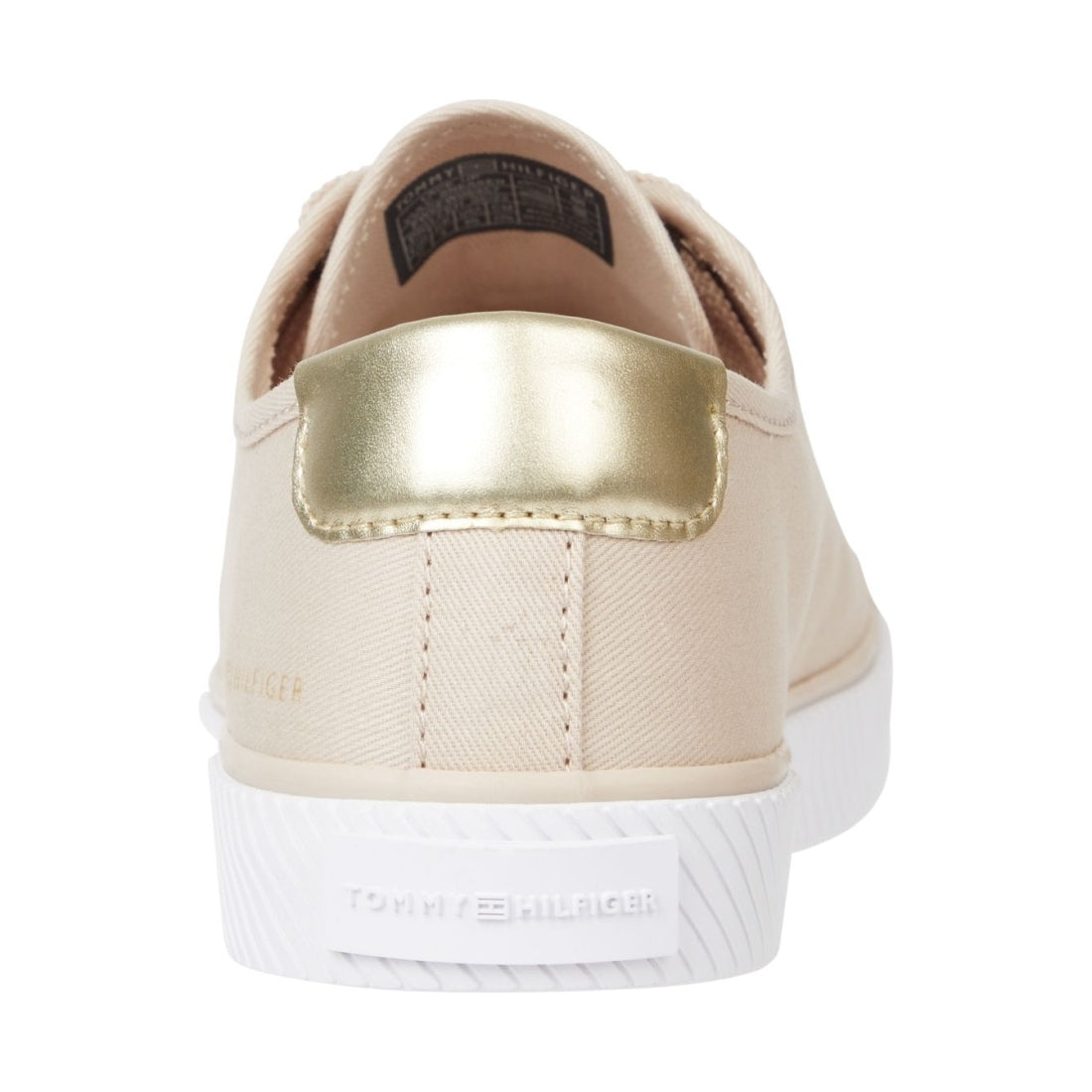 Tommy Hilfiger womens misty blush lace up sneaker | Vilbury London