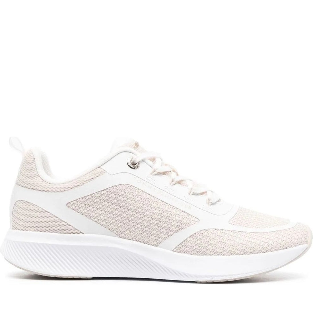 Tommy Hilfiger womens white active mesh trainer | Vilbury London