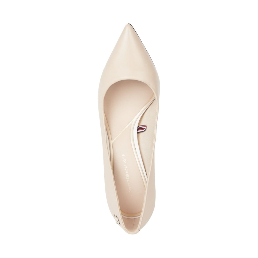 Tommy Hilfiger womens misty blush pointy pump | Vilbury London