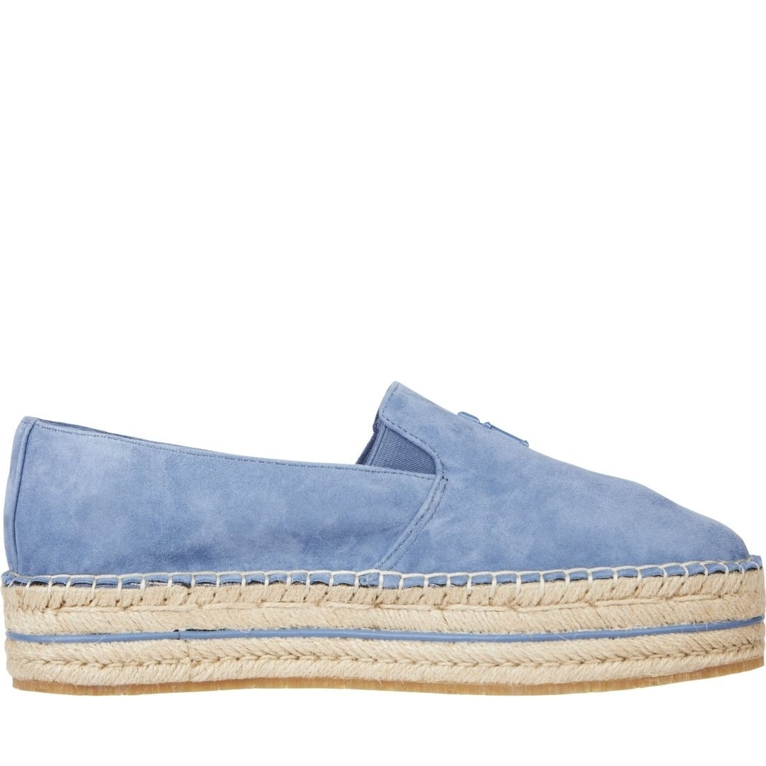 Tommy Hilfiger womens blue coast flatform espadrille | Vilbury London