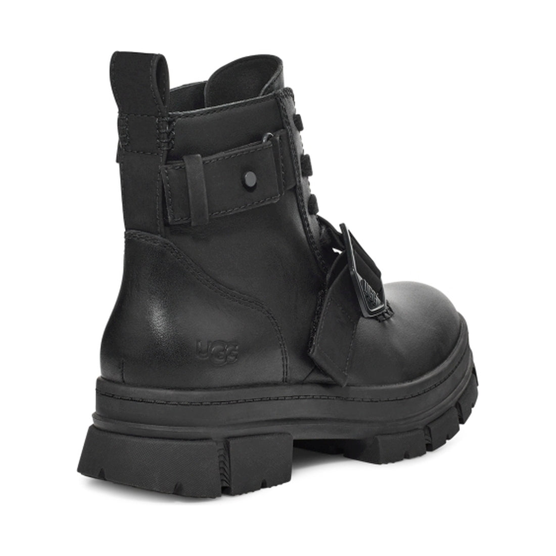 UGG womens Black ashton lace up booties | Vilbury London