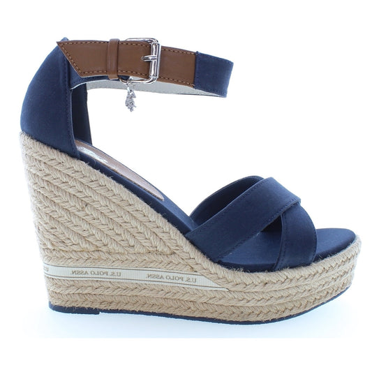 U.S. Polo Assn. Womens Blu aylin sandals | Vilbury London