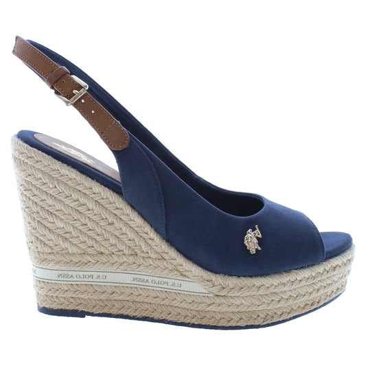 U.S. Polo Assn. Womens Blu aylin sandals | Vilbury London