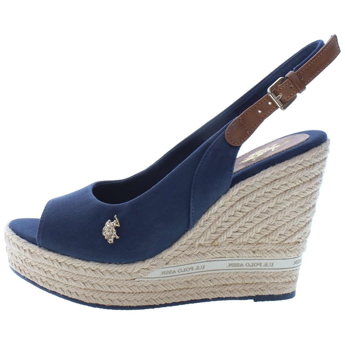 U.S. Polo Assn. Womens Blu aylin sandals | Vilbury London