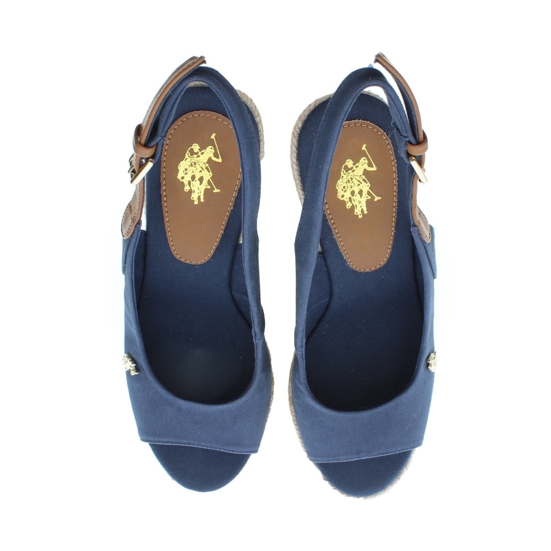 U.S. Polo Assn. Womens Blu aylin sandals | Vilbury London