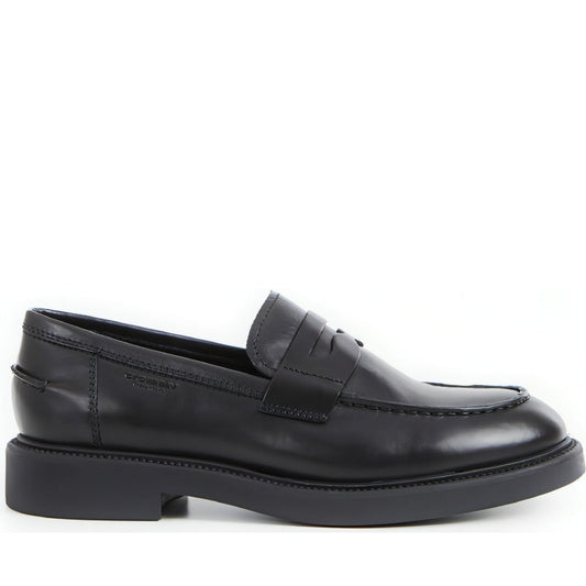 Vagabond womens black alex w loafers | Vilbury London