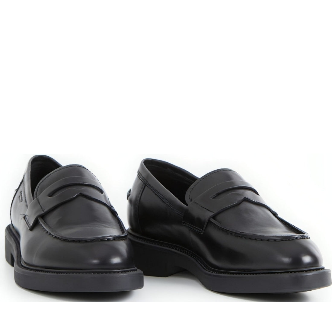 Vagabond womens black alex w loafers | Vilbury London