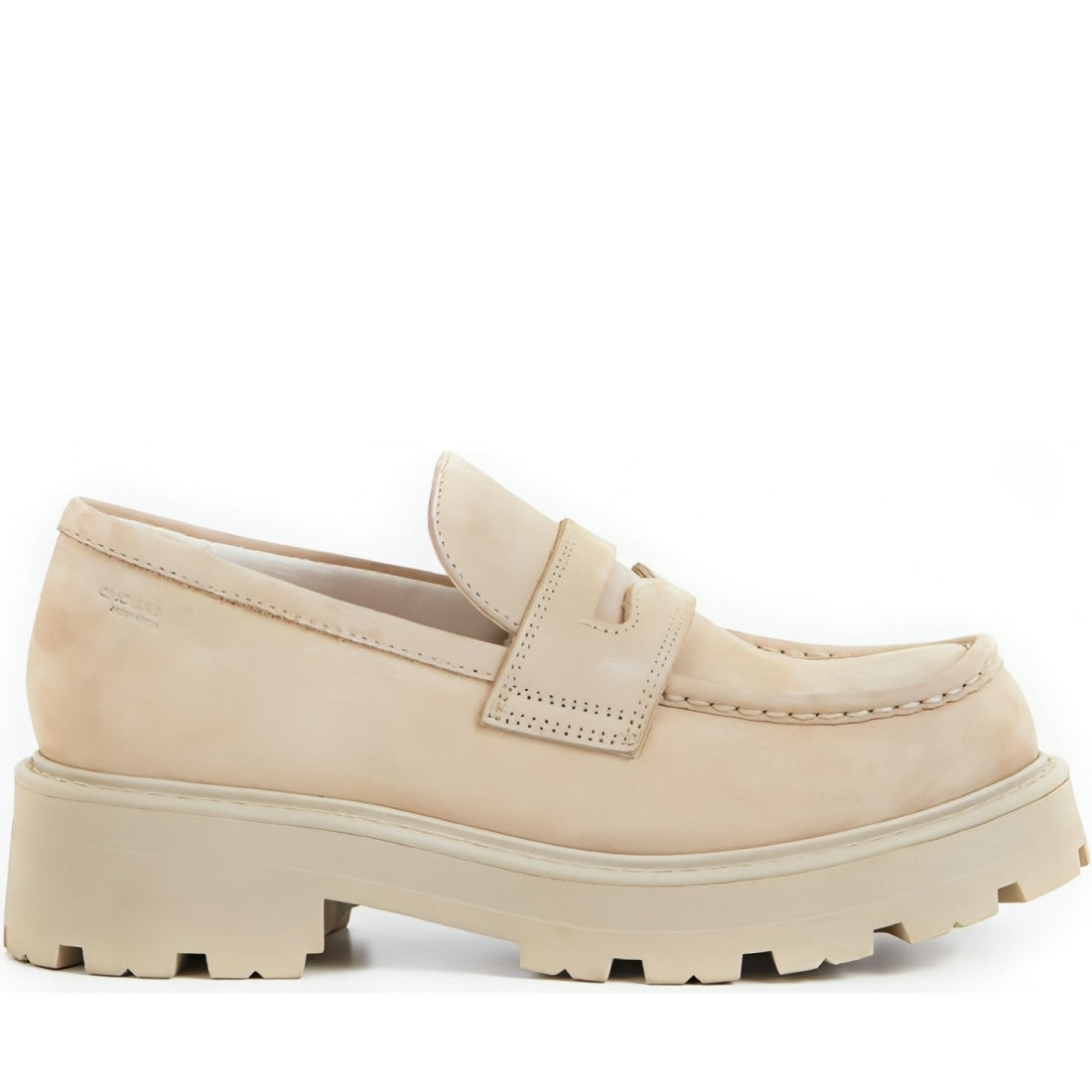 Vagabond womens sand cosmo 2.0 loafers | Vilbury London