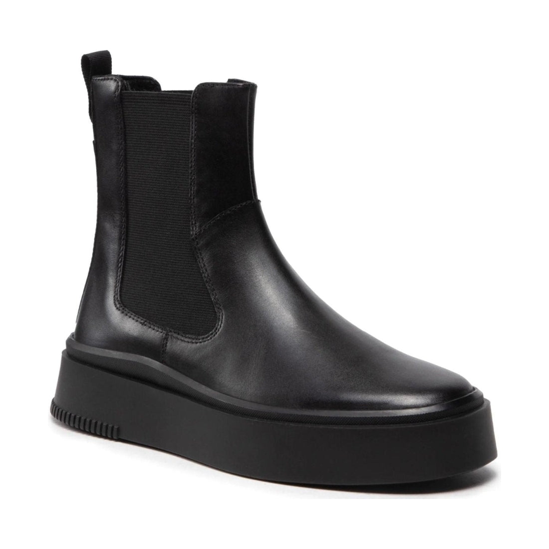 Vagabond womens Black stacy booties | Vilbury London