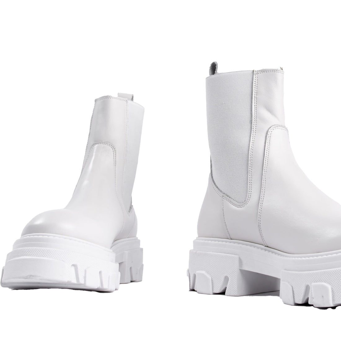 VAMSKO womens White nora booties | Vilbury London