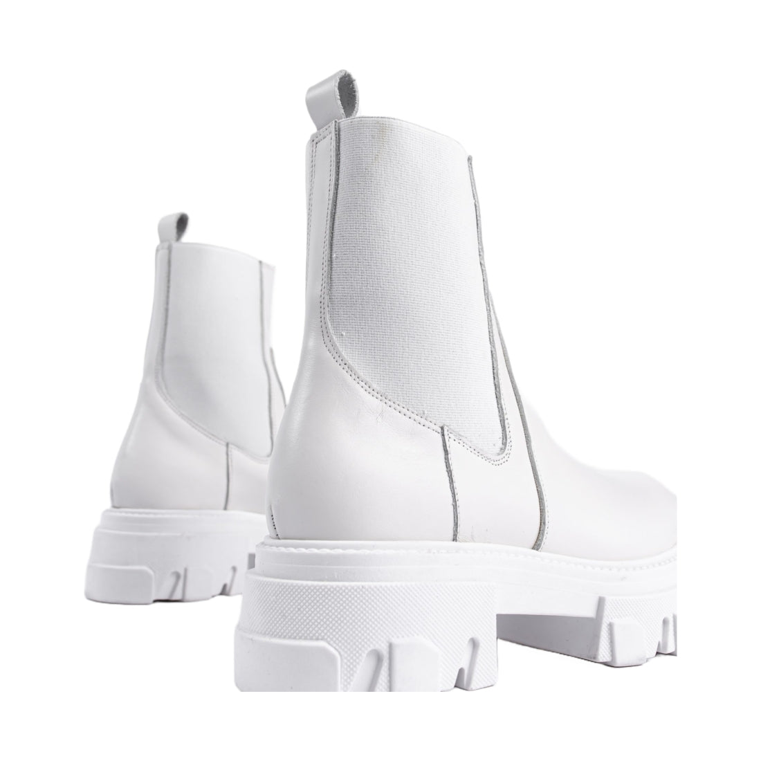 VAMSKO womens White nora booties | Vilbury London